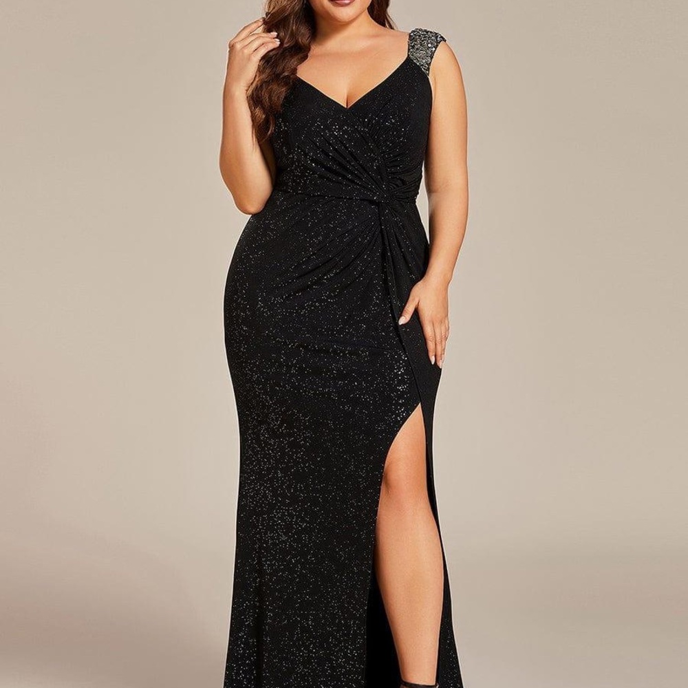 Elegant Black Evening Gown